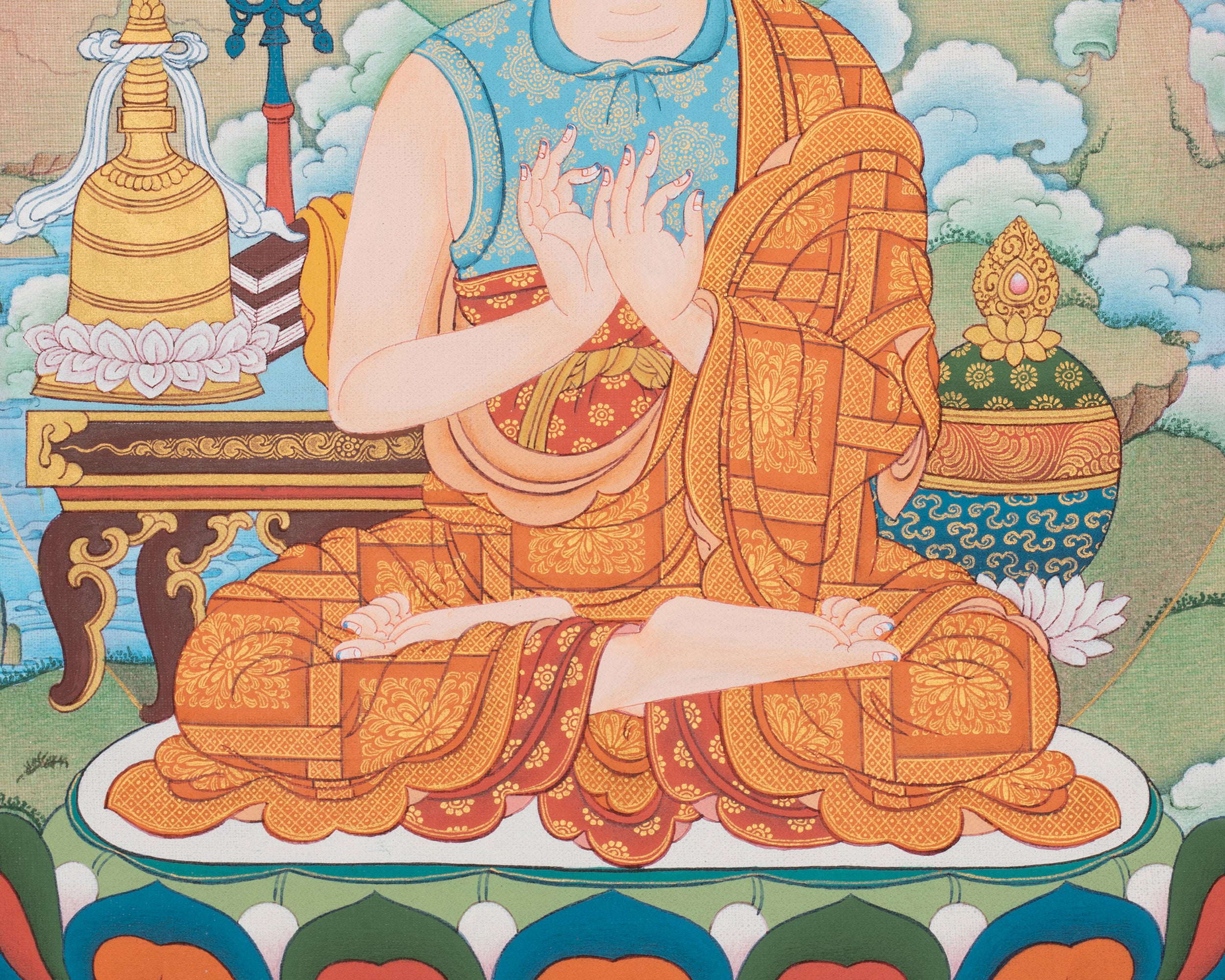 Atisha Canvas Print | High-Quality Giclee Print of Indian Buddhist Master