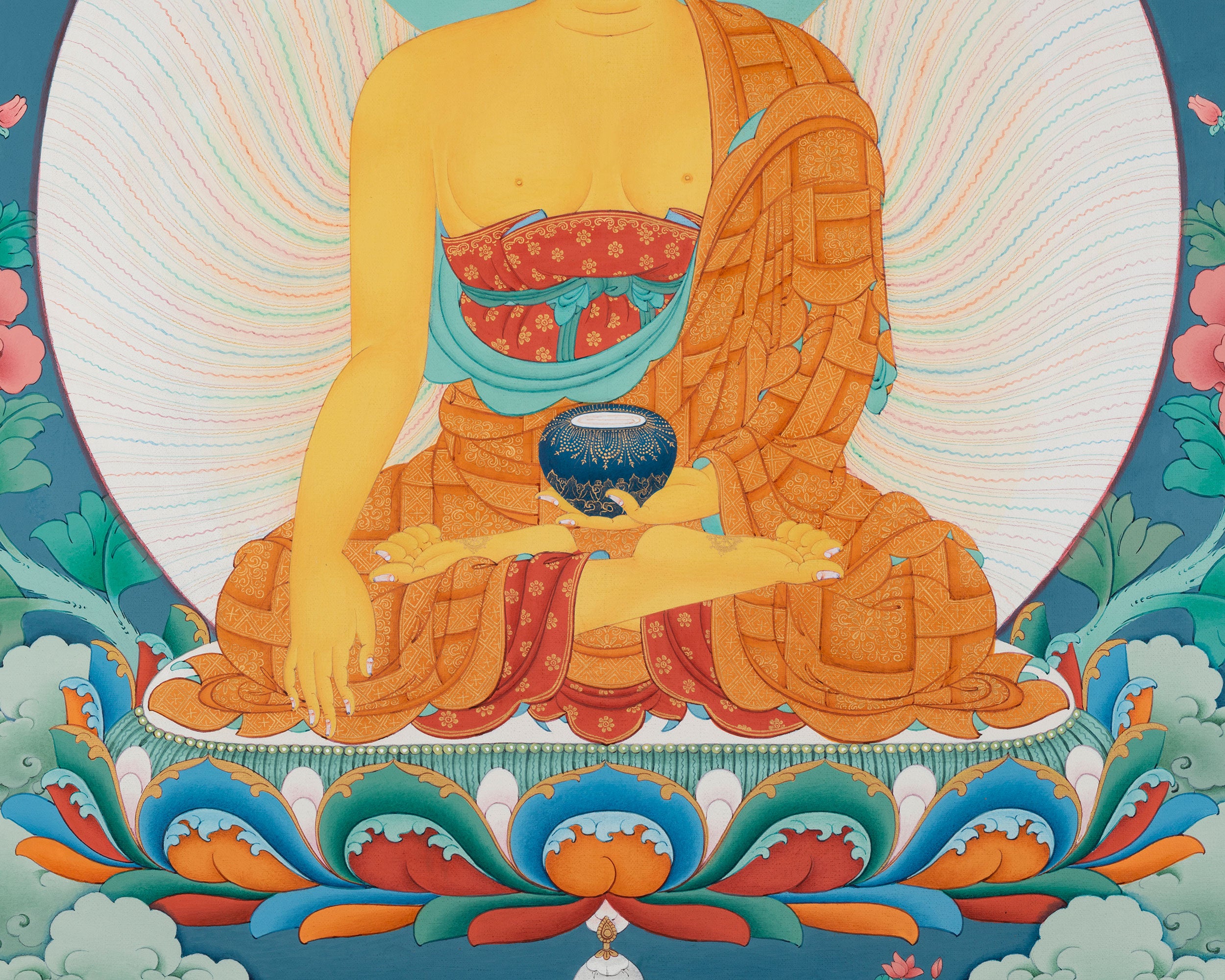 Meditating Buddha Shakyamuni Print | High-Quality Giclee Print of the Enlightened One