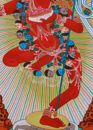 Hand Painted Vajravarahi Thangka | Dorje Phagmo Sacred Painting