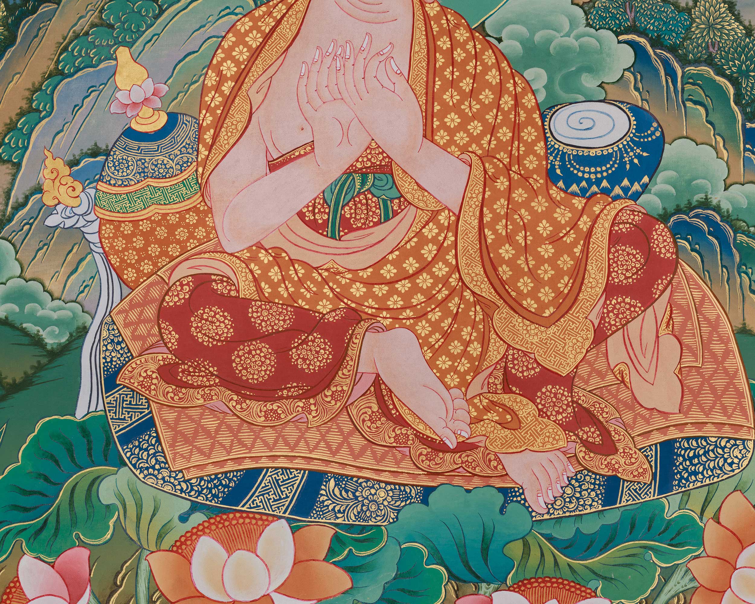 Nagarjuna Artwork | A Divine Depiction of the Buddhist Philosopher and Scholar