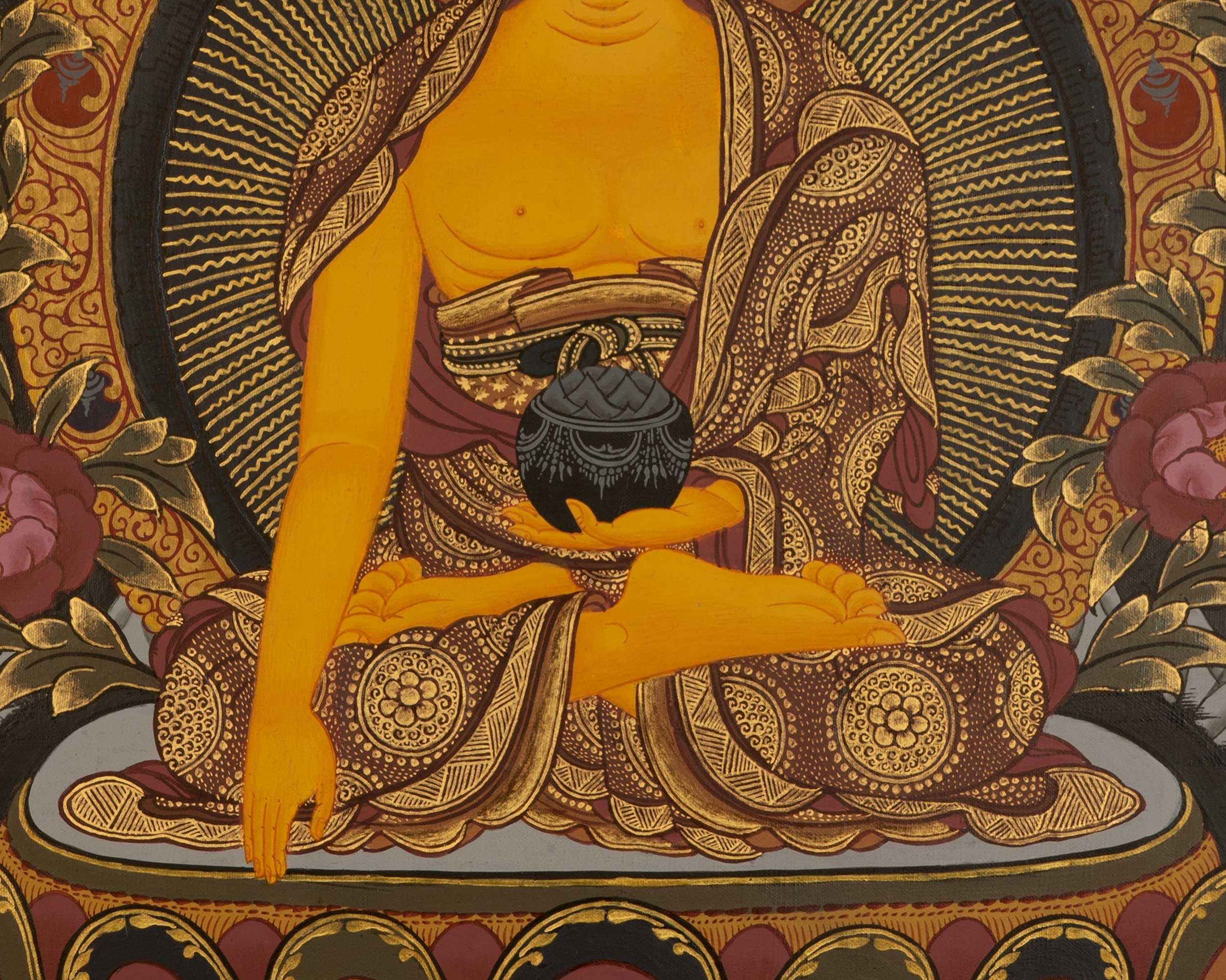 Buddha Shakyamuni Thangka | Wall Hanging Decoration