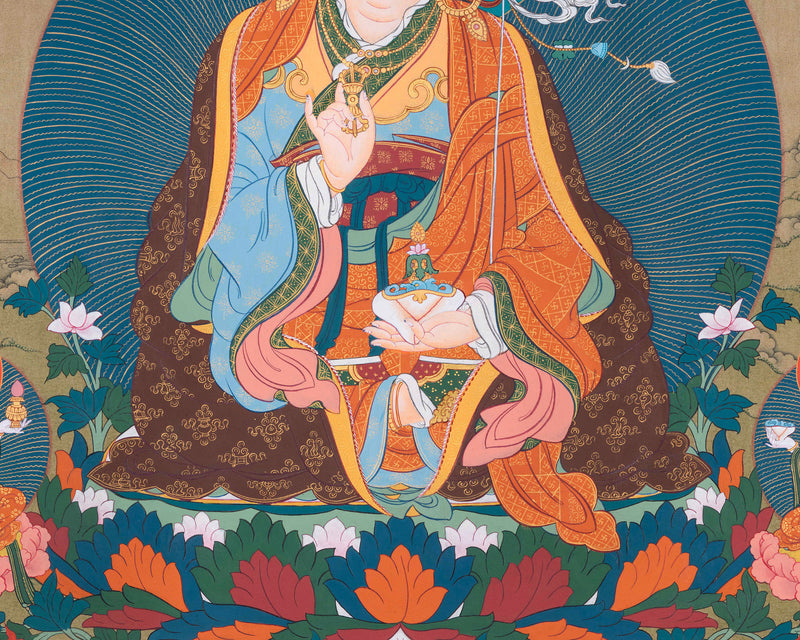 Guru Sangye Thangka | Guru Rinpoche's Eight Manifestation