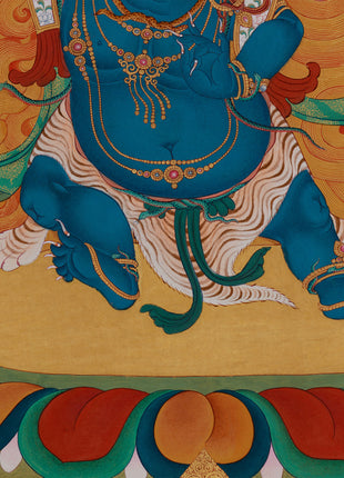 Vajrapani: Shakyamuni’s Protector Thangka | Tibetan Dharmapala