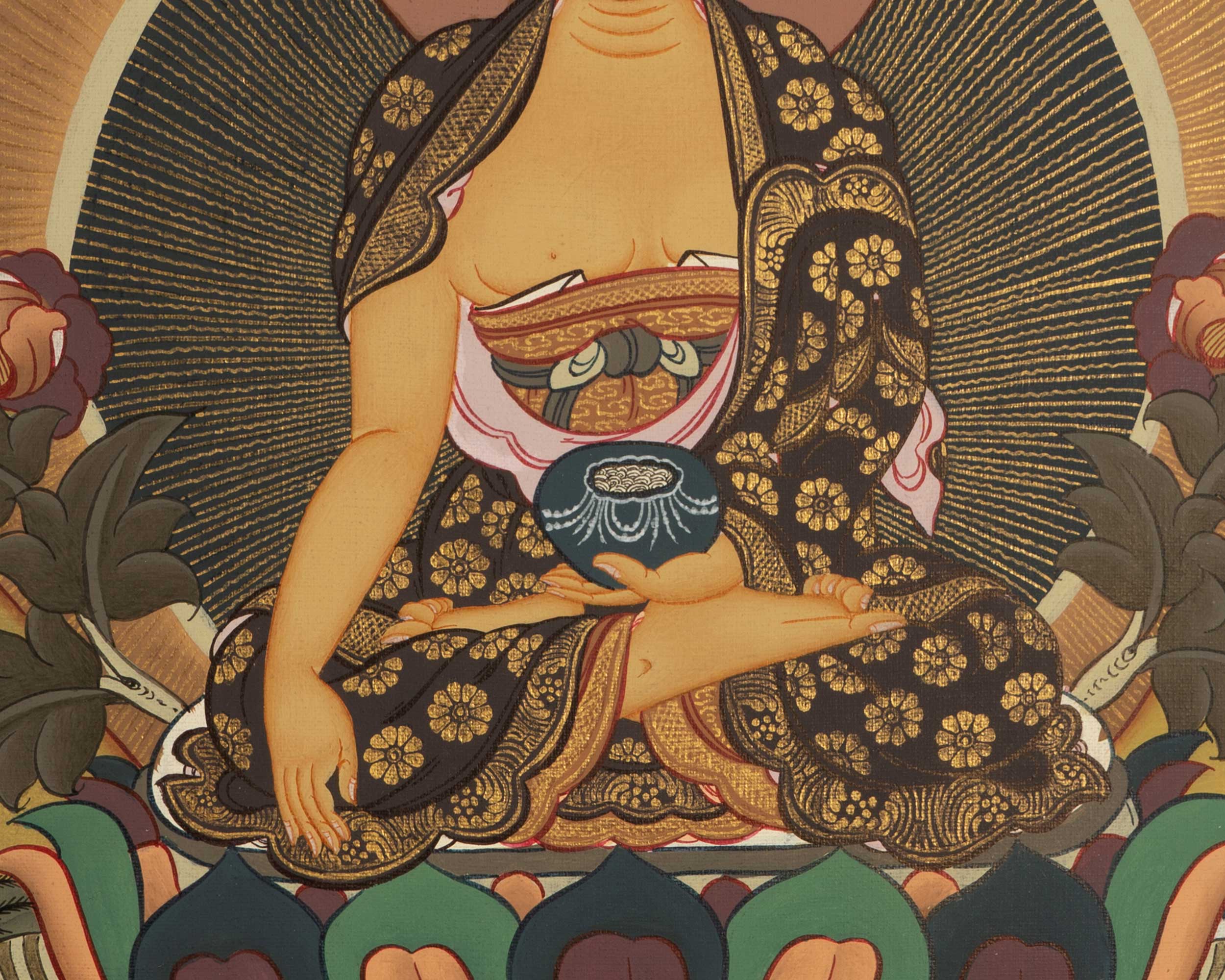 Shakyamuni Buddha Thanka | Religious Painting
