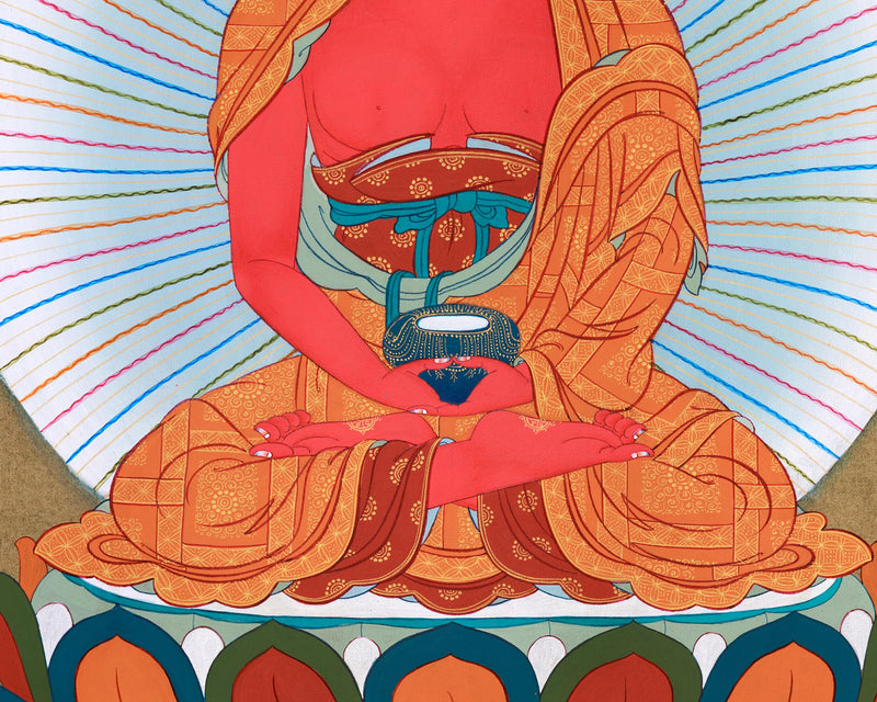 Amitabha Buddha of Pureland, Tibetan Art