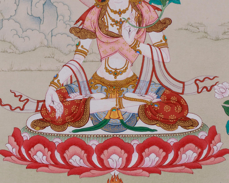 Mother White Tara Thangka