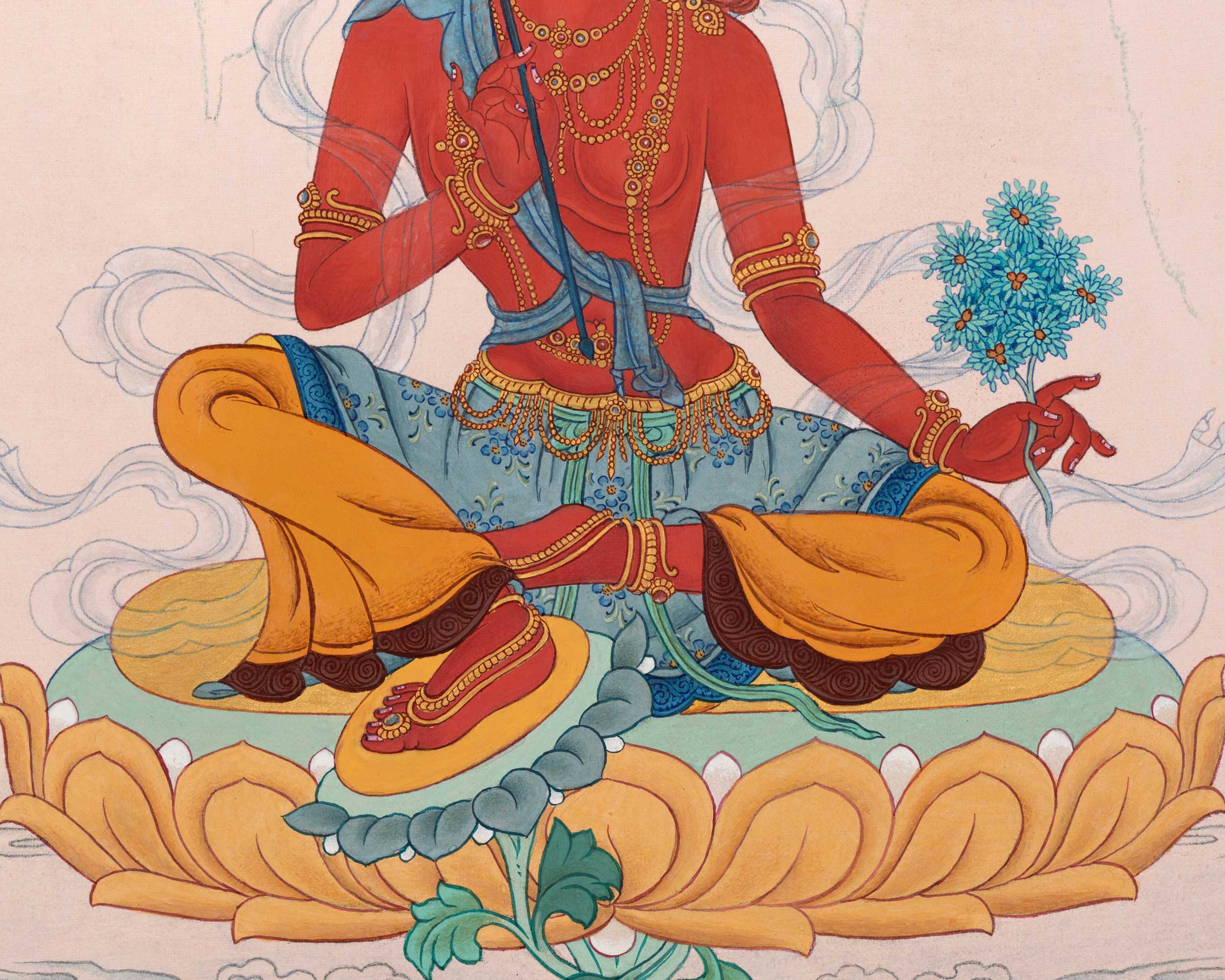 Raga Nisudana Tara | 21 Tara of Surya Gupta Thangka