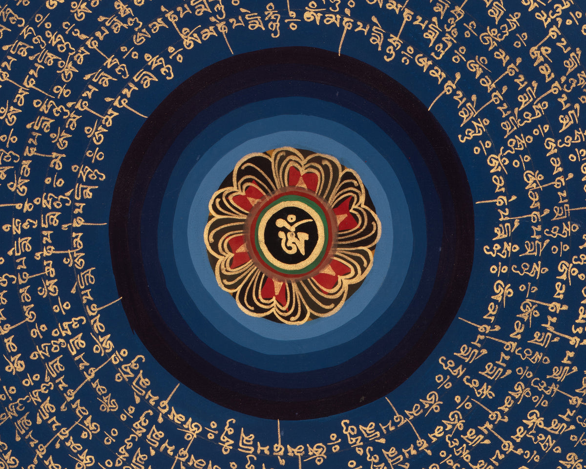 Traditional Mantra Mandala Thangka | Enlightened Universe And The Journey To Inner Peace