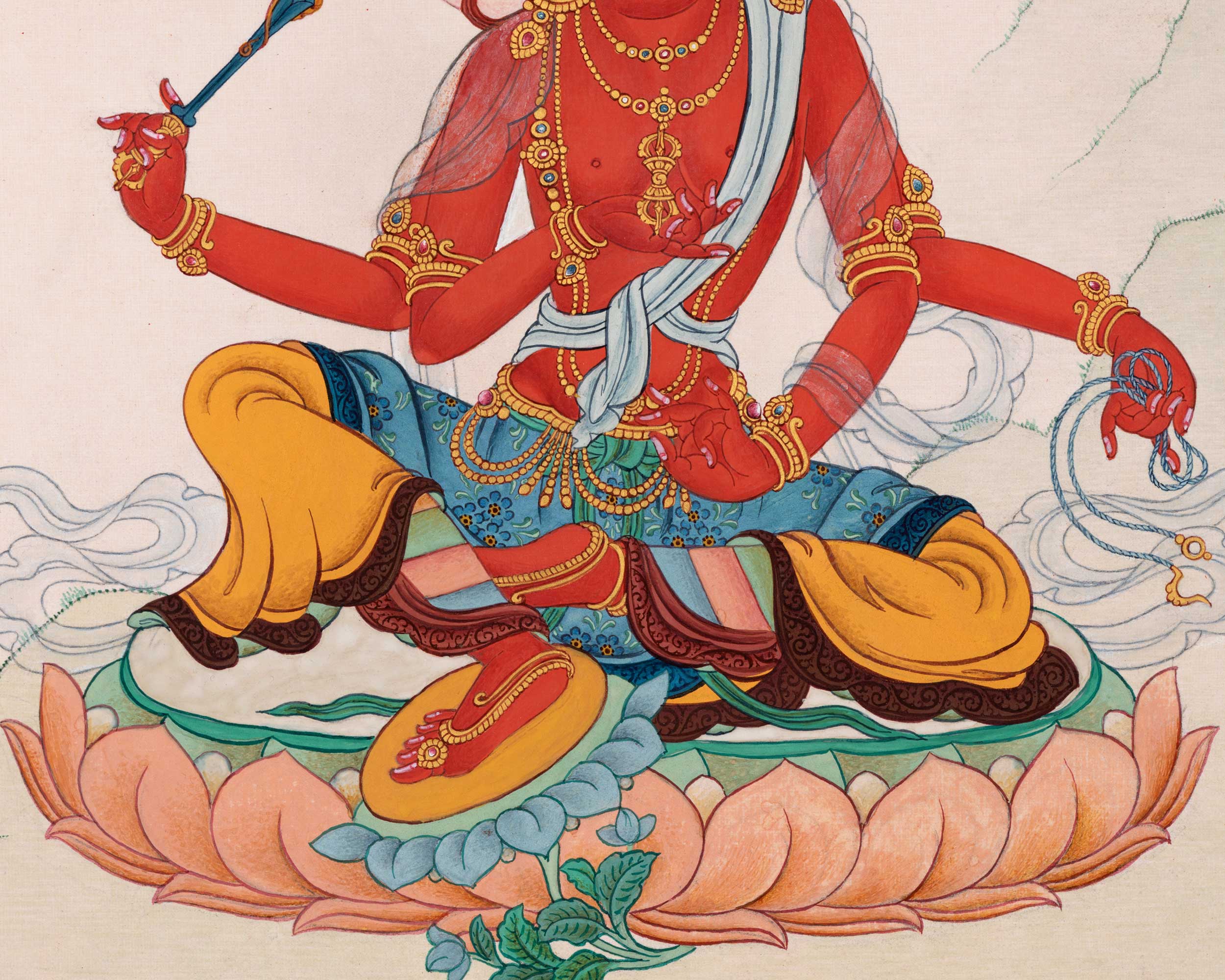 Trilokya Vijaya Tara | 21 Tara of Surya Gupta Thangka