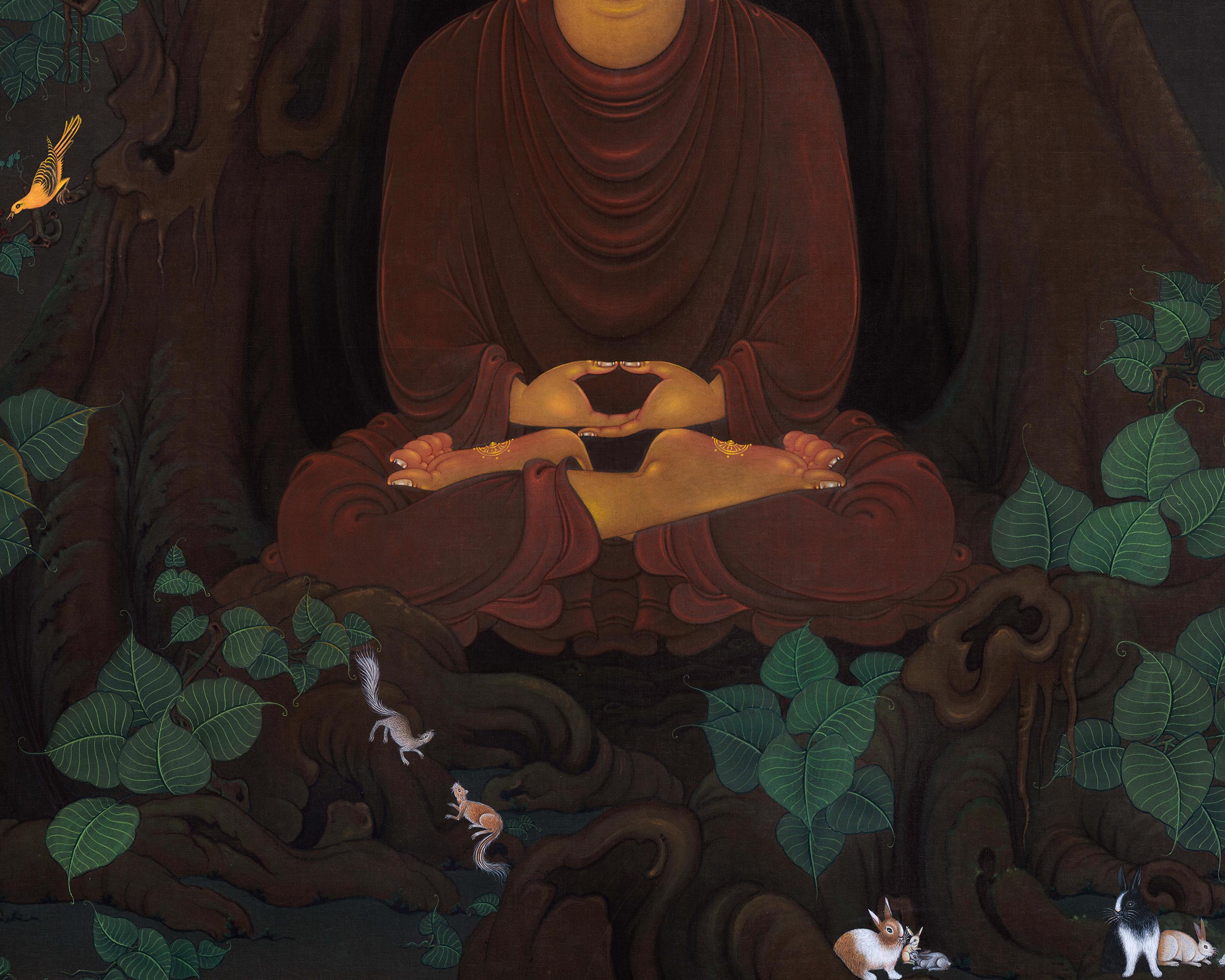 Historical Founder of Buddhism Shakyamuni Buddha Thangka | Siddhartha Gautama