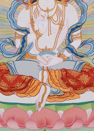 Beautiful Yeshe Tsogyel Thangka | Consort of Guru Padmasambhava