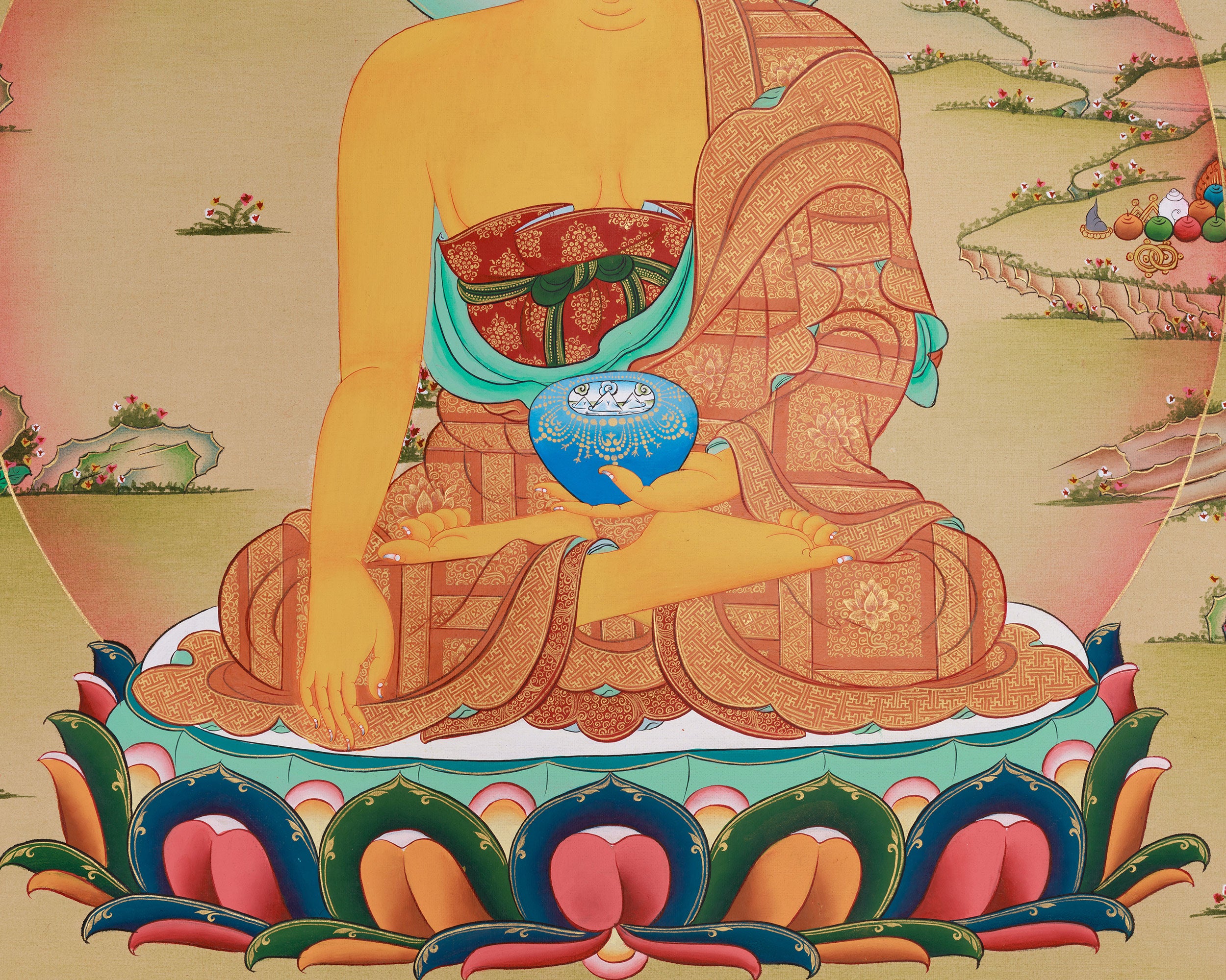 Religious Shakyamuni Buddha Canvas Print | Sage of Shakya Clan