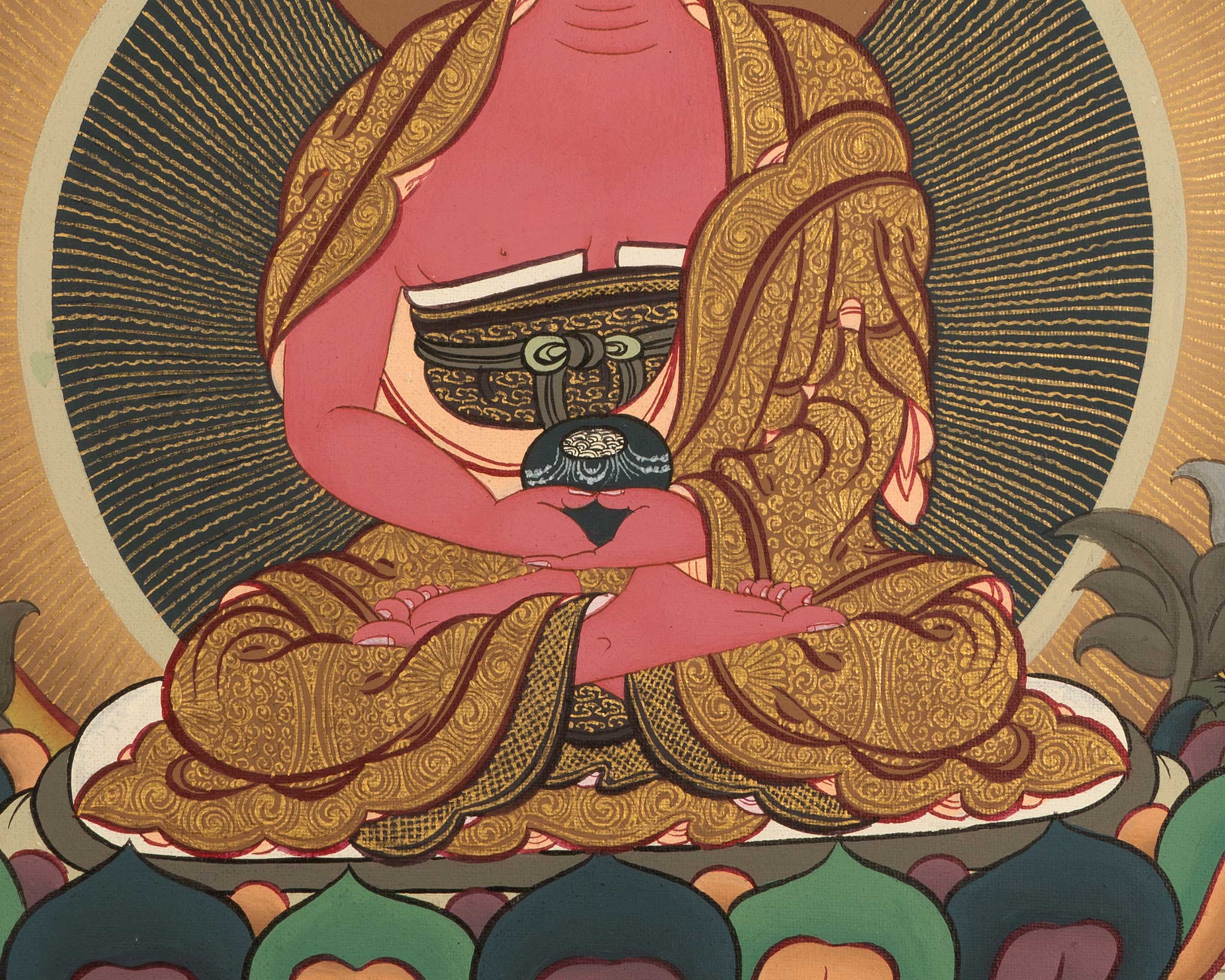 Buddha Amitabha Painting | Wall Hanging Buddha Thangka