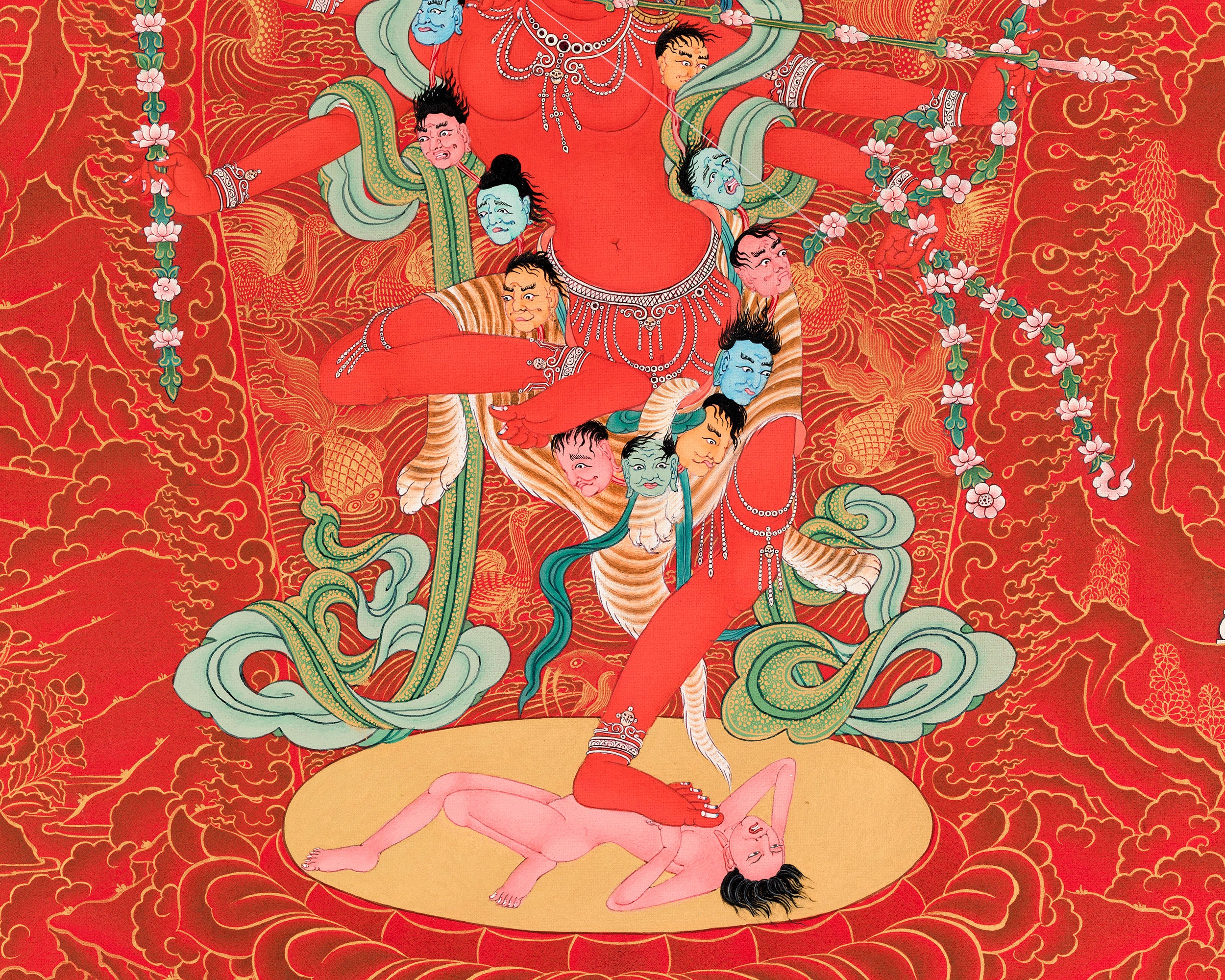 Sacred Kurukulla Print | Buddhist Deity of Empowerment and Transformation