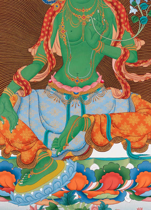 21 Tara | Tibetan Thangka Print | Orgyen Chokgyur Dechen Lingpa Tradition
