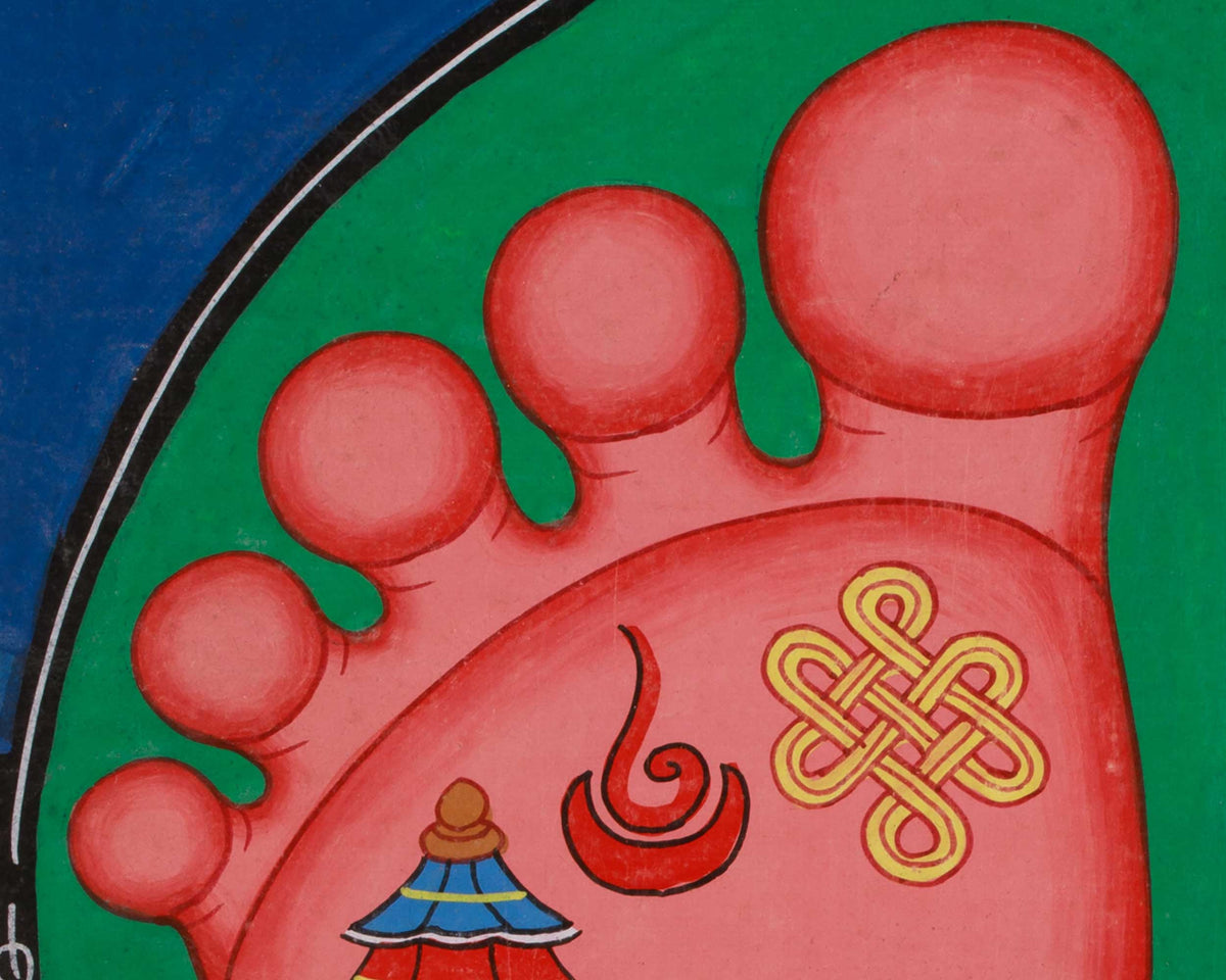 Buddha's Feet Laden | Auspicious Signs