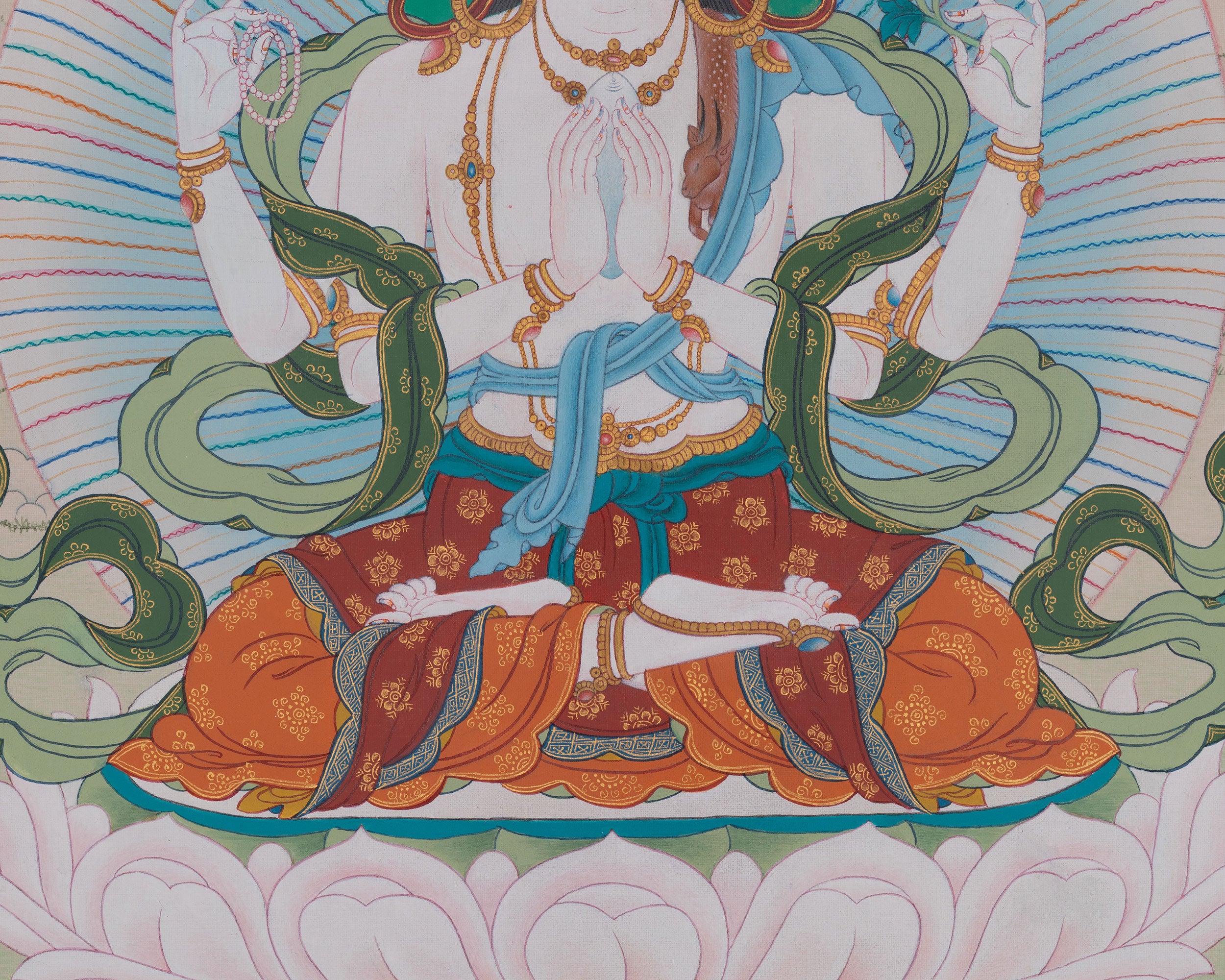 Himalayan Chenrezig Artwork | Infinite Compassion and Wisdom | Buddhist Art