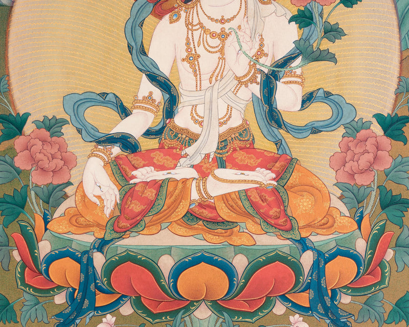 Bodhisattvas of Long Life: White Tara, Amitayus, Namgyalma Buddhist Art