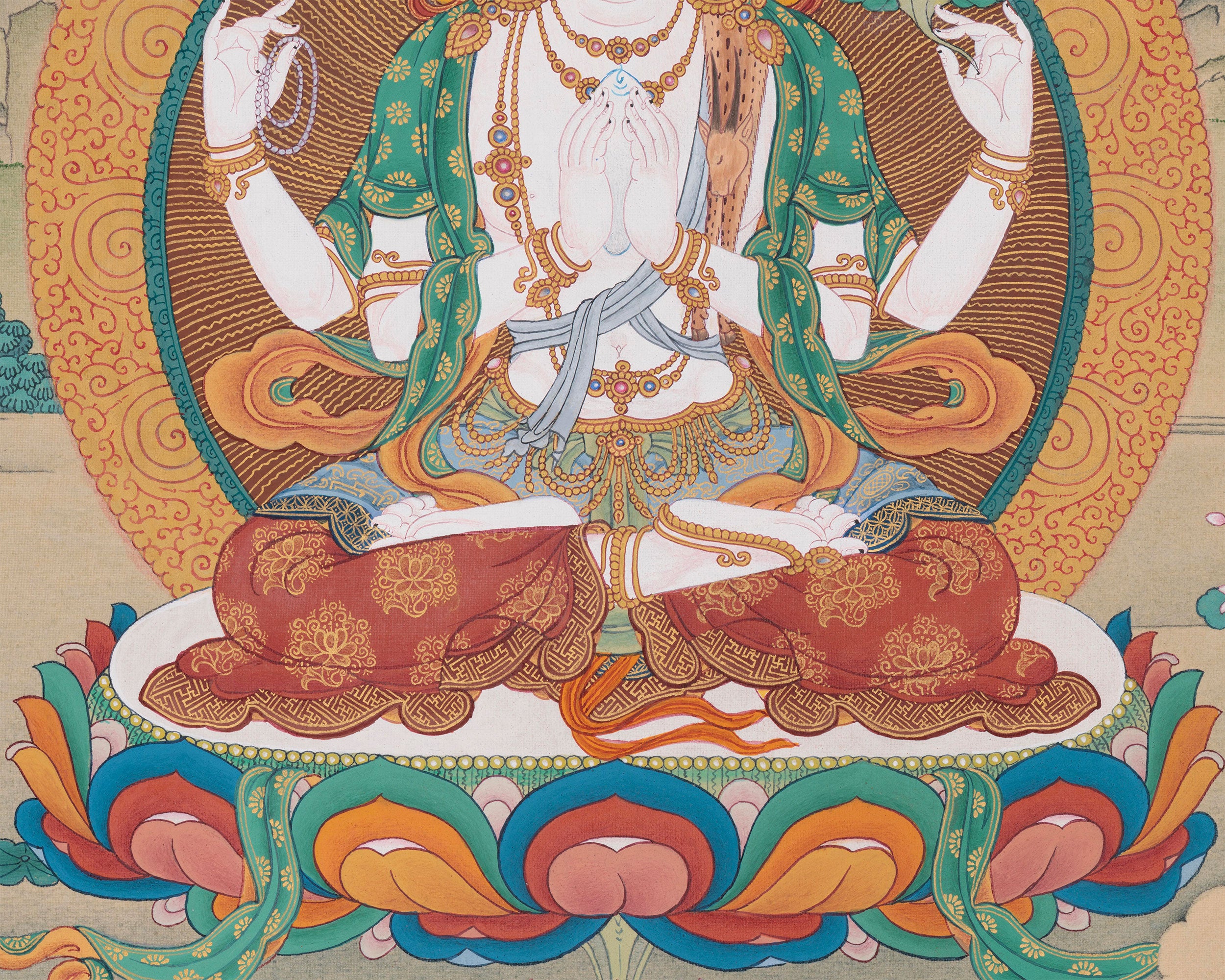 Trio Bodhisattva: Chenrezig, Manjushri, and Vajrapani | Compassion, Wisdom, and Power