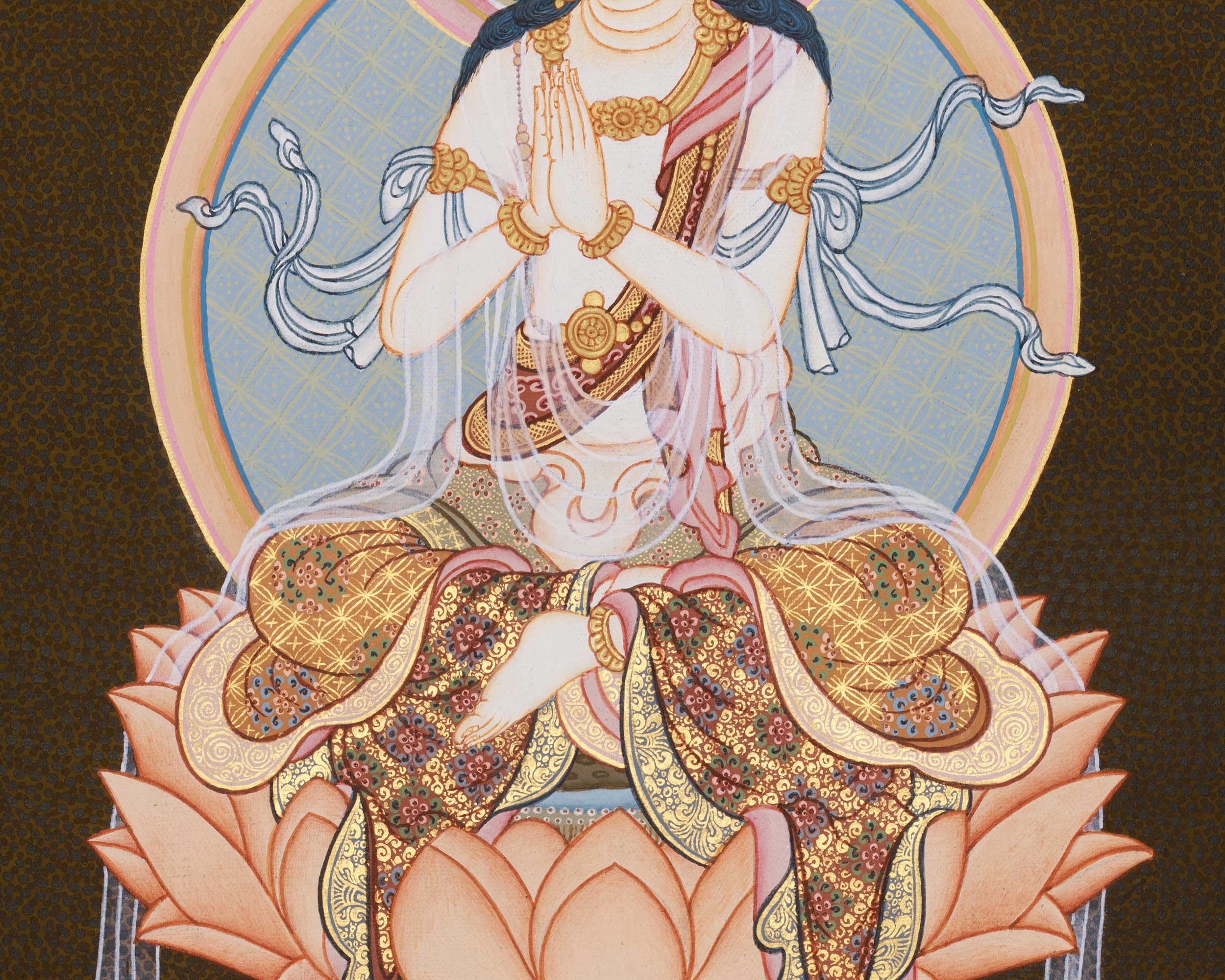 Buddha Samantabhadra | A Sacred Japanese Style Thangka of the Buddha of Universal
