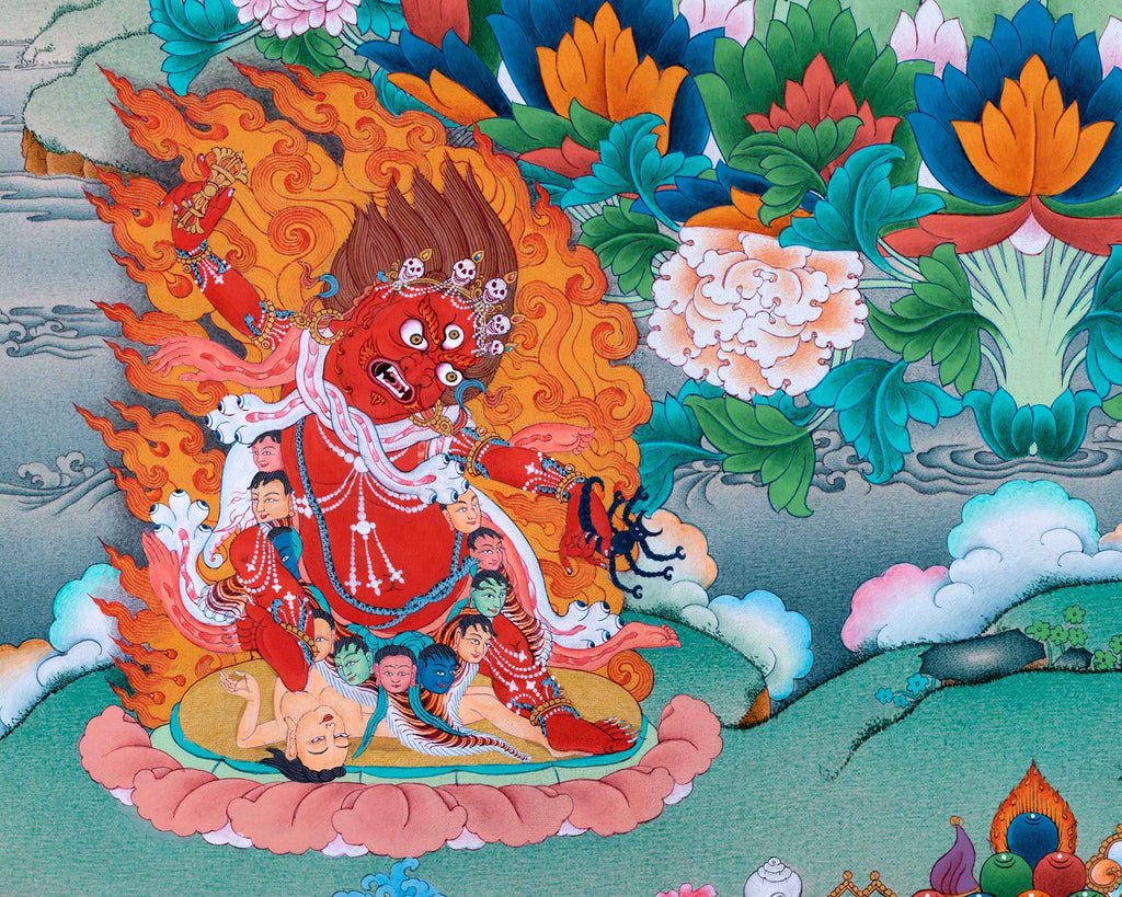 Traditional Tibetan Buddhist Art For Padmasambhava Day Celebration | G