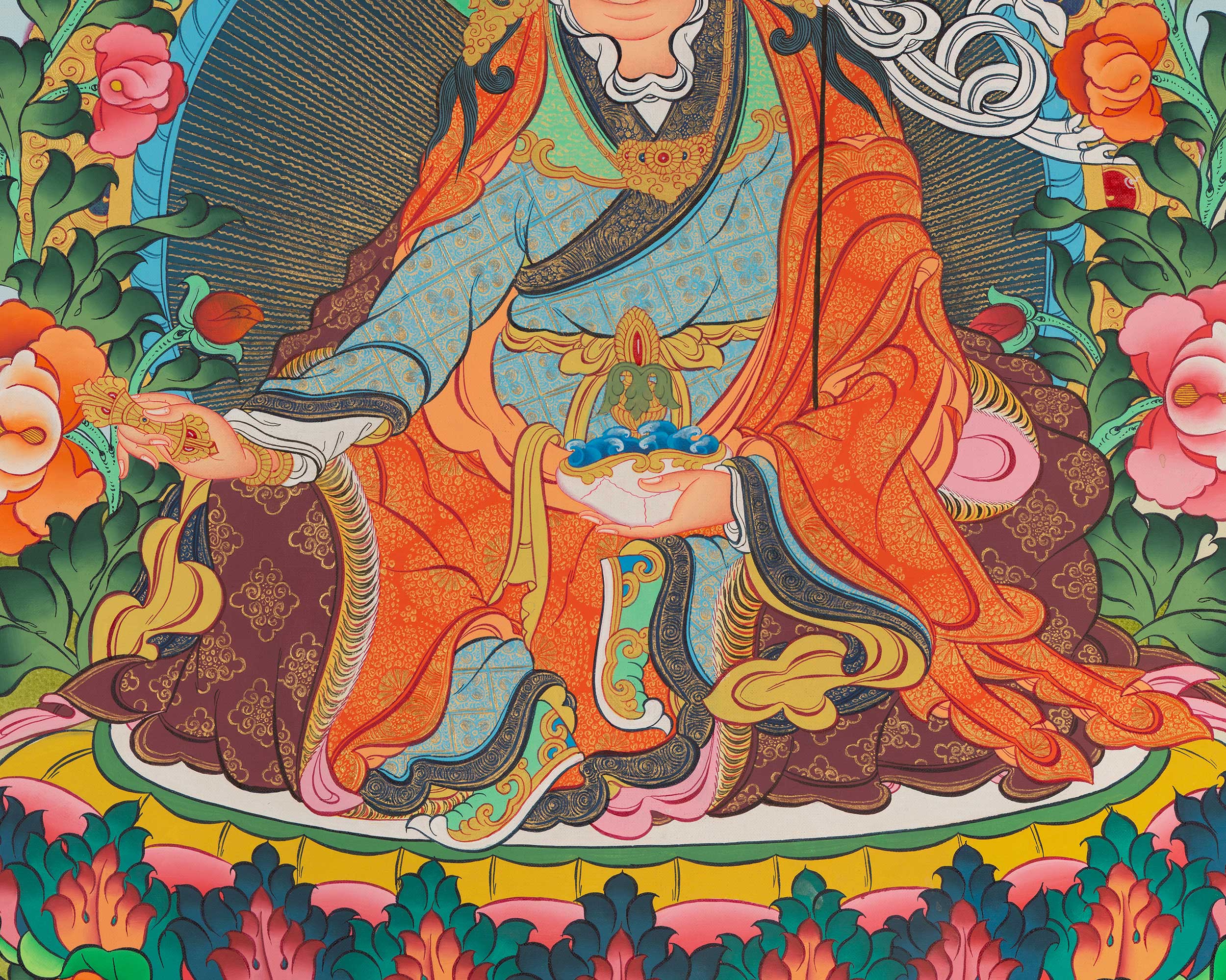 Guru Rinpoche Thangka | Padmasambhava | Wall Decors