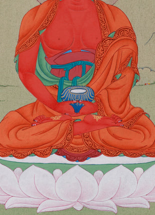 Traditional Amida Buddha Thangka | The Buddha of Boundless Light