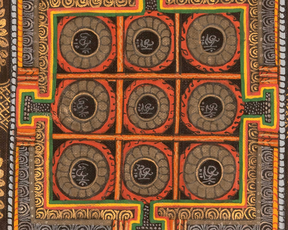 Mantra Mandala Thangka |  Wall Decoration Painting
