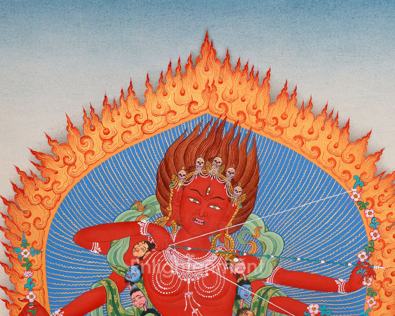 Kurukulla, Takirajja & Ganesha, Dynamic Three of Magnetizing deities of Vajrayana