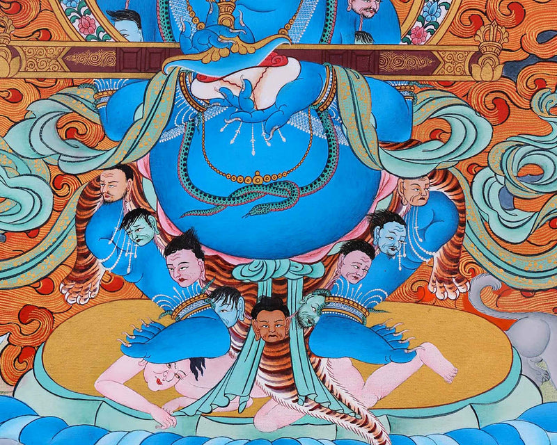 Sakya Mahakala Thangka Art | Invoking Spiritual Attention and Protective Energies