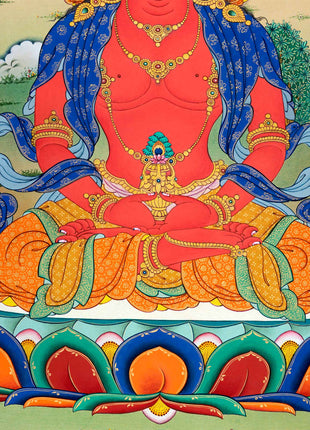 Amitayus, Buddha of Long Life Canvas Print | Buddha of Longevity Unveiled |  High-Quality Buddha Print From Nepal