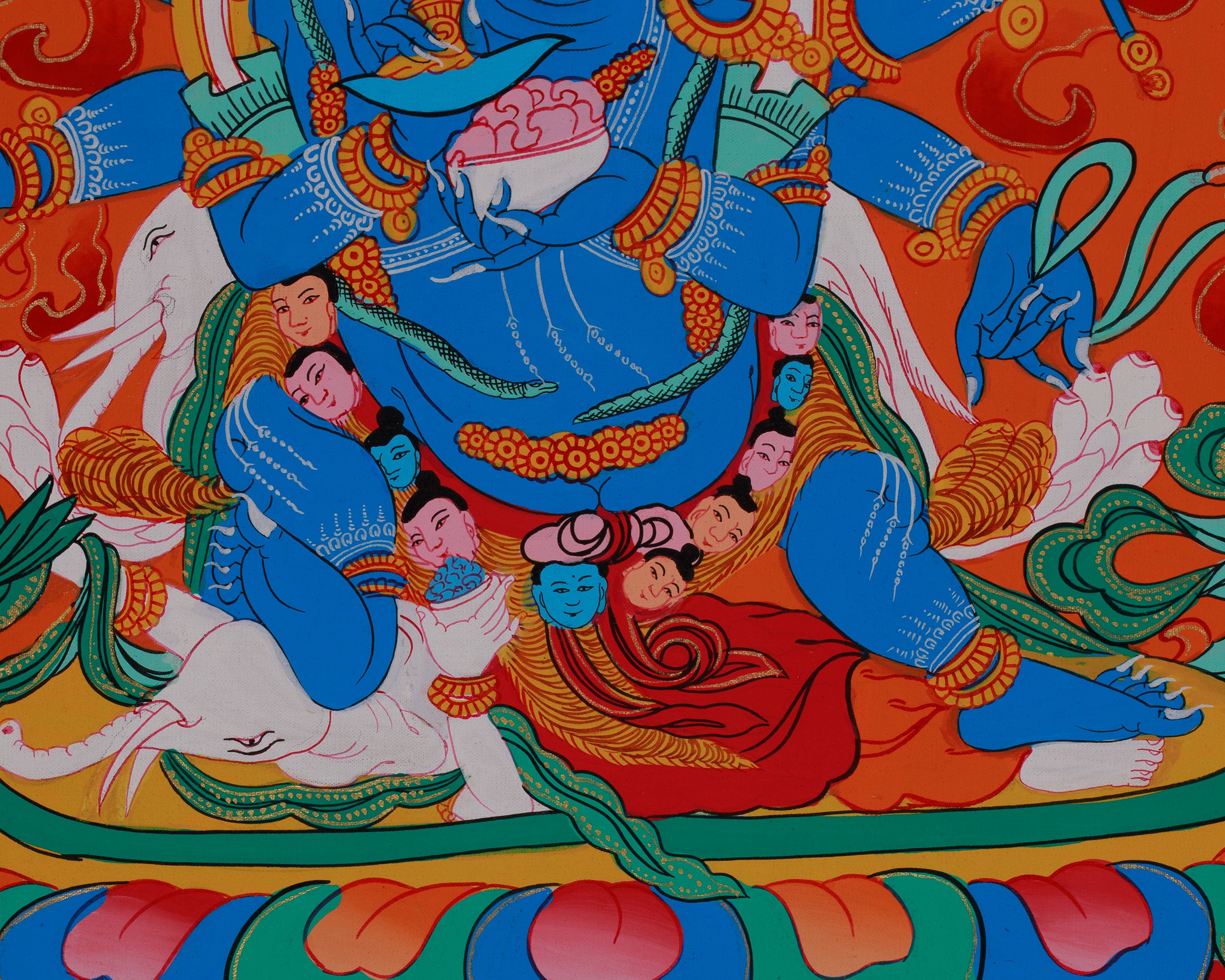 Kagyu Mahakala Buddha | Six Armed Mahakala