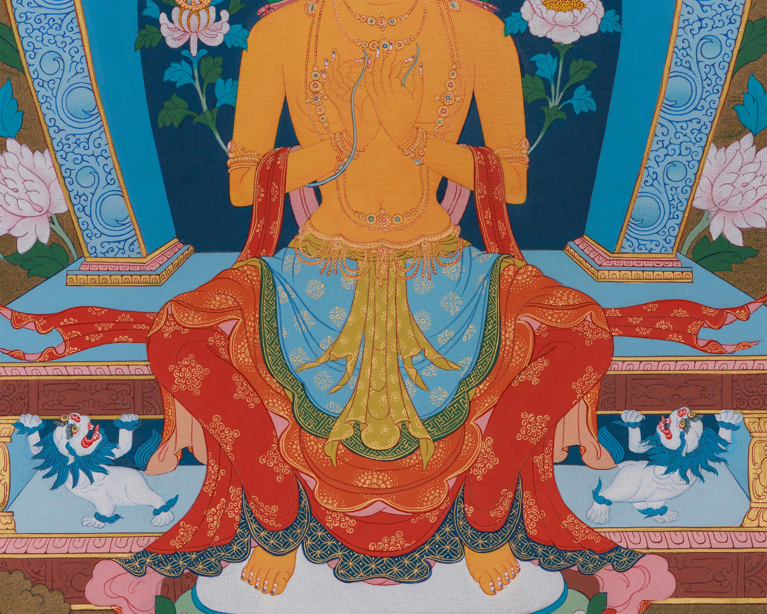 Buddha Maitreya Thangka | The Future Buddha of Compassion and Wisdom