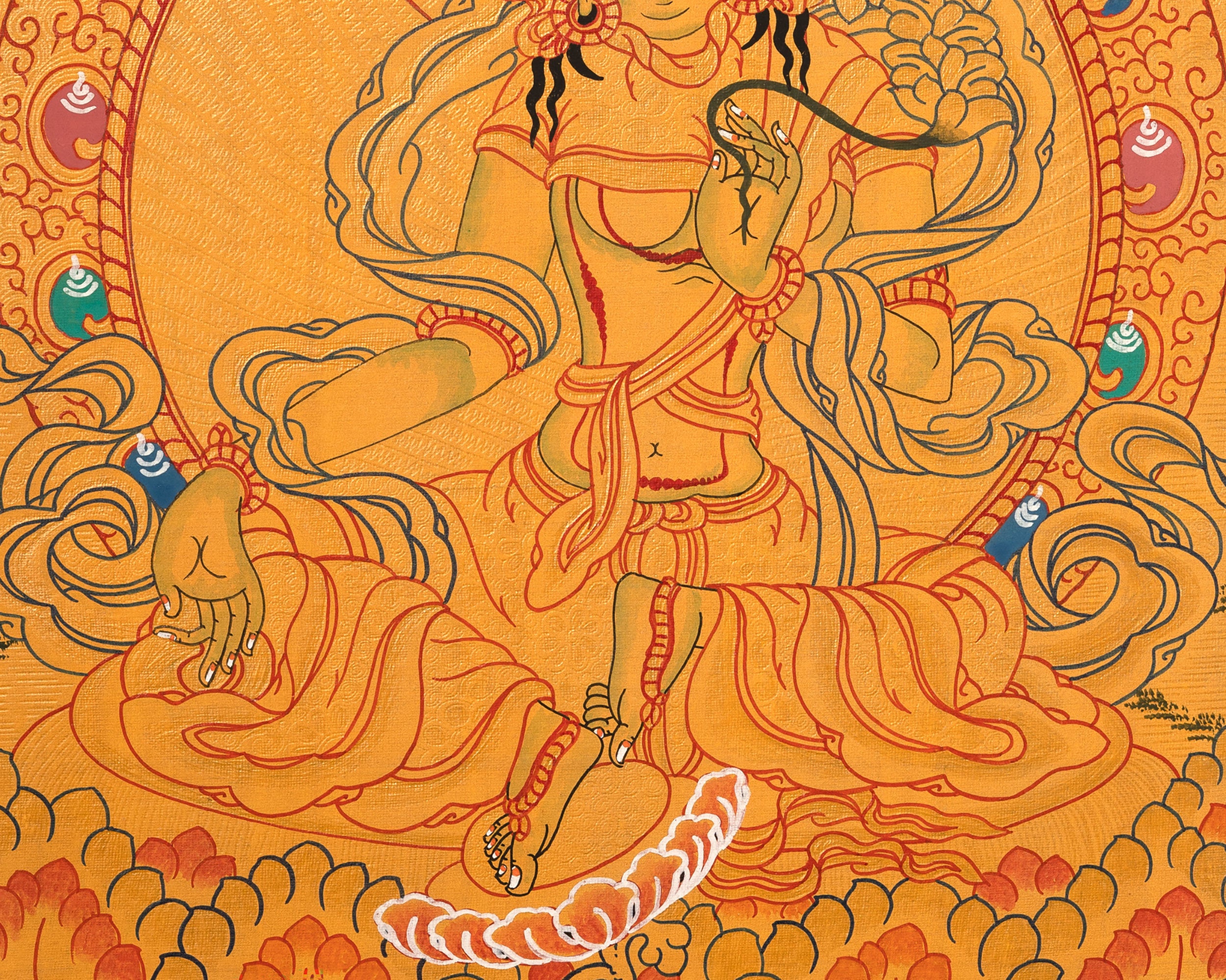 Goddess Green Tara Artwork | Protector, Healer & Symbol of Enlightened Action