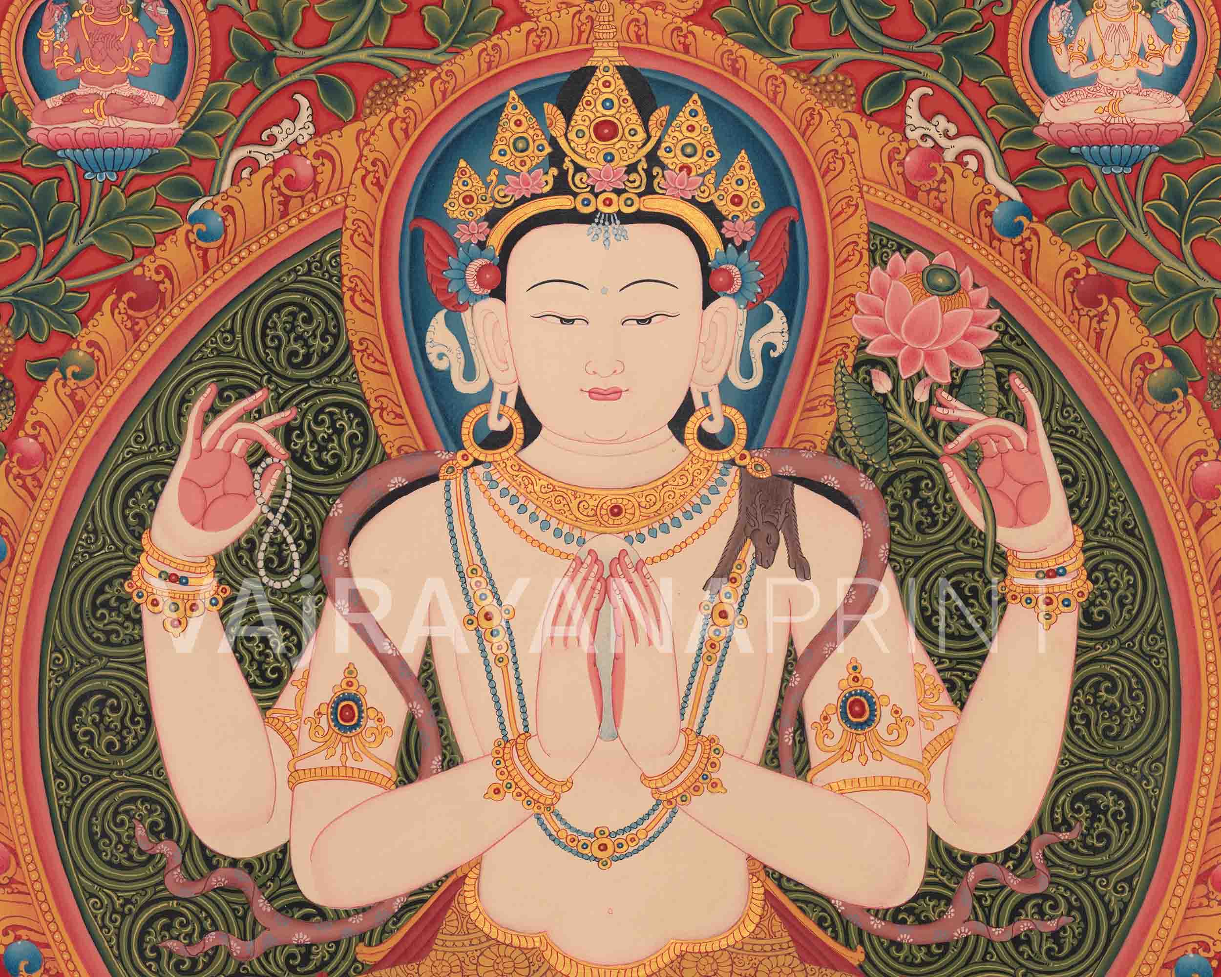 Chenresig Meditation| Thangka Art| Buddhist Art