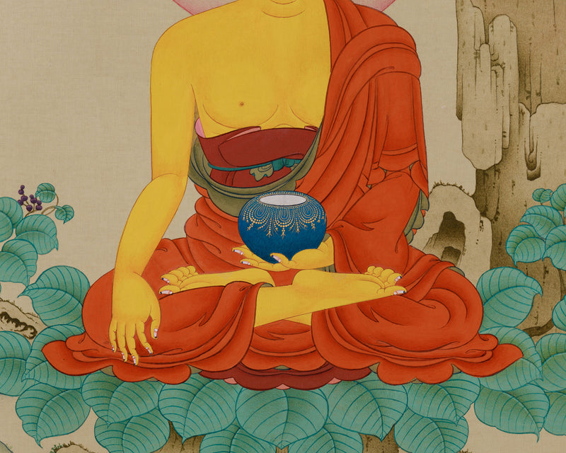 Enlighten Teacher, Shakyamuni Buddha Thangka | The Bodhi Tree