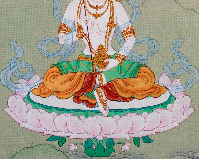 Mandarava Dakini Thangka | Spiritual Consort of Guru Padmasambhava