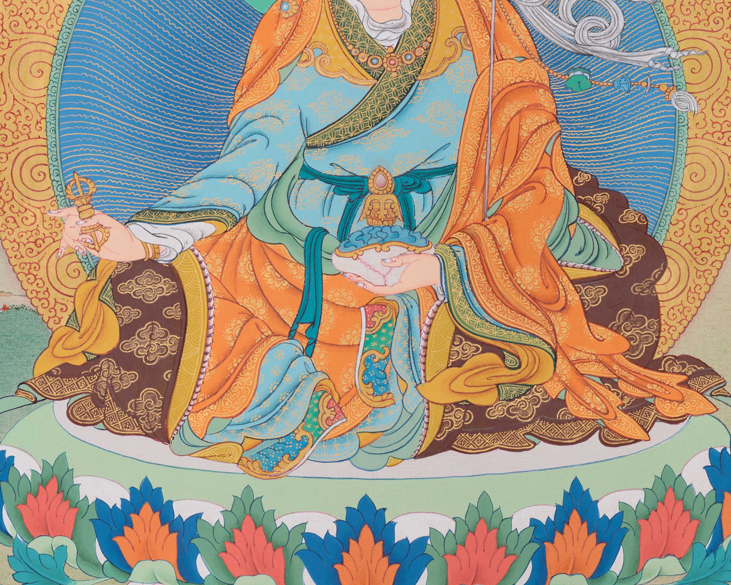 Sacred 28 Inches Guru Padmasambhava | Guru Rinpoche, the Second Buddha of Tibet