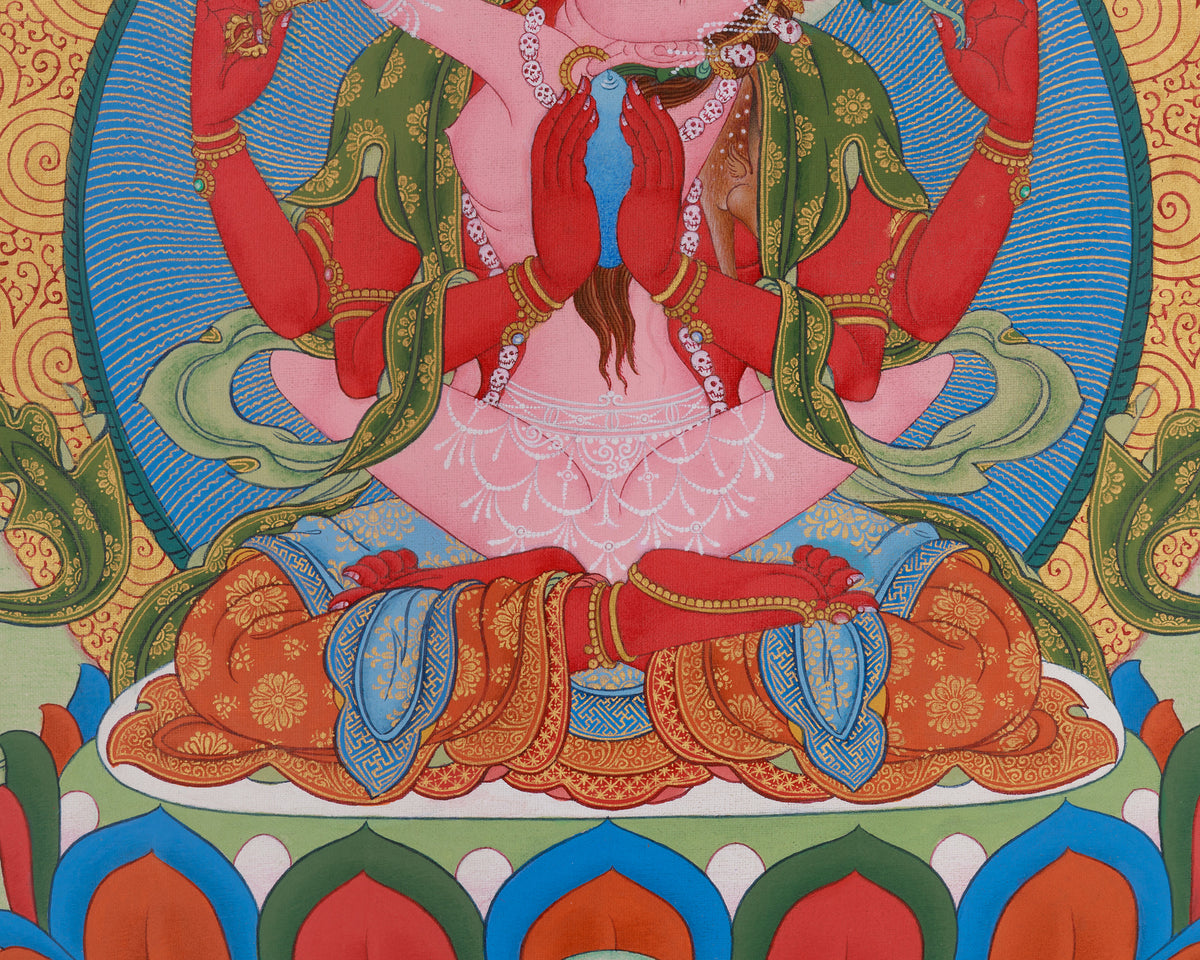 Gyalwa Gyatso Sacred Art | Powerful Tantric Manifestation of Avalokiteshvara