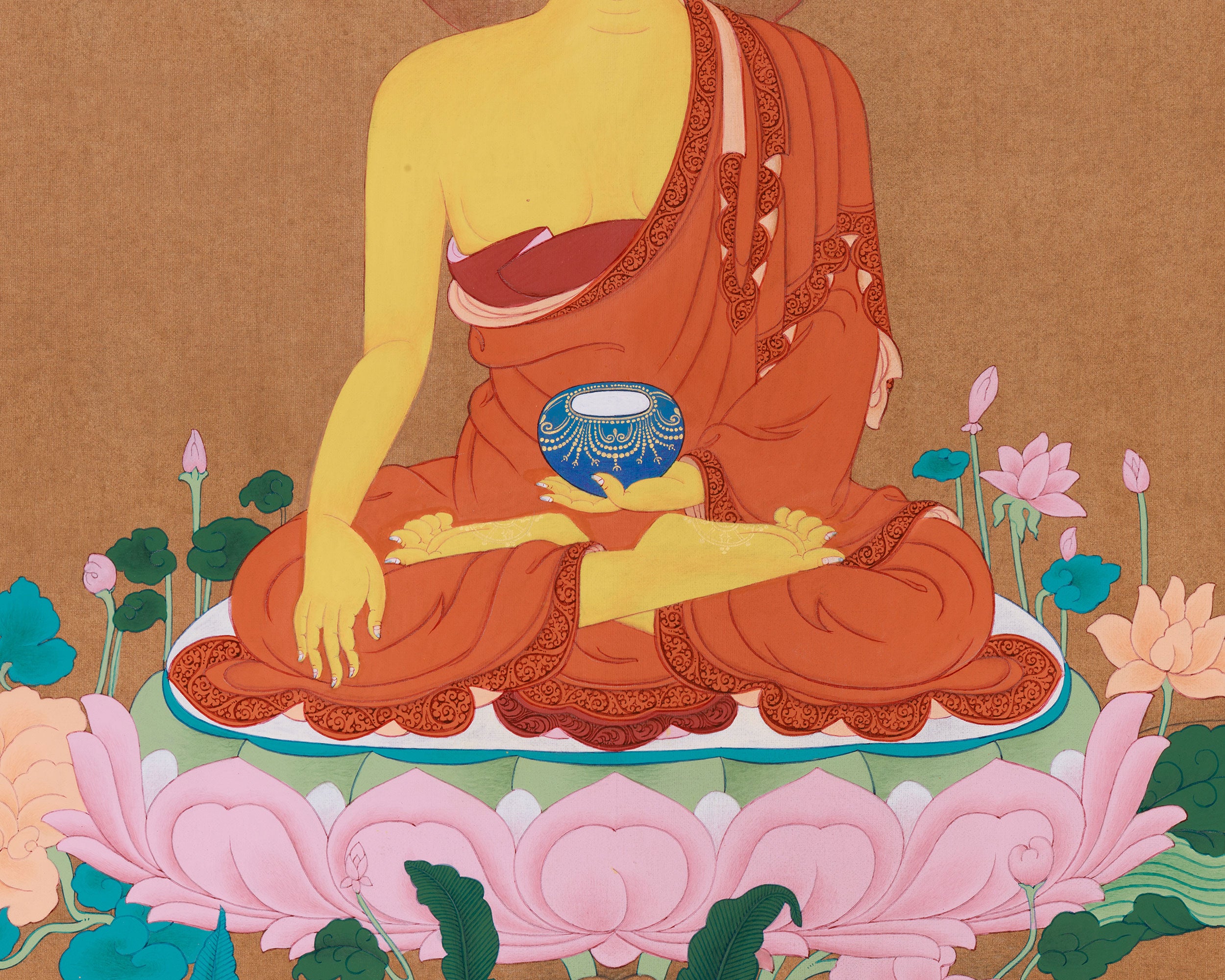 Thangka of Buddha Shakyamuni | The Path to Awakening | Enlightenment & Peace