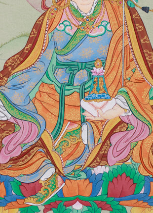 Om Ah Hum Vajra, Guru Padmasambhava Thangka