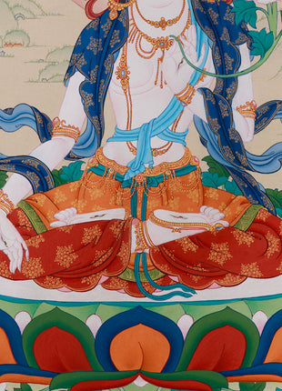 Sita Tara Goddess (White Tara) | Protector of Longevity and Compassion