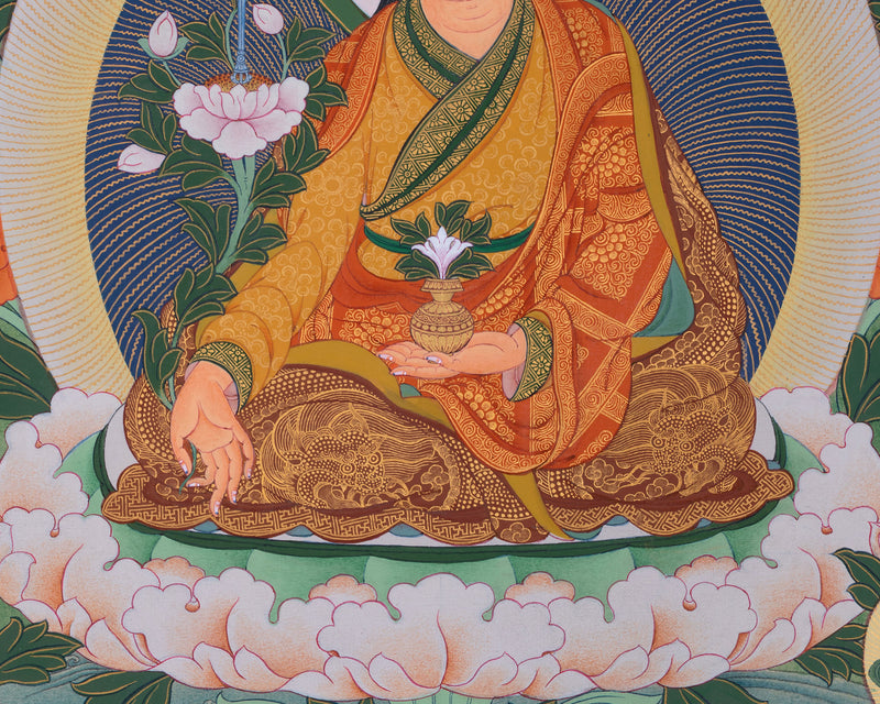 Rare Portrayal of Yuethok Yonten Gonpo | Masterpiece Giclee Print of Yuthok Nythik