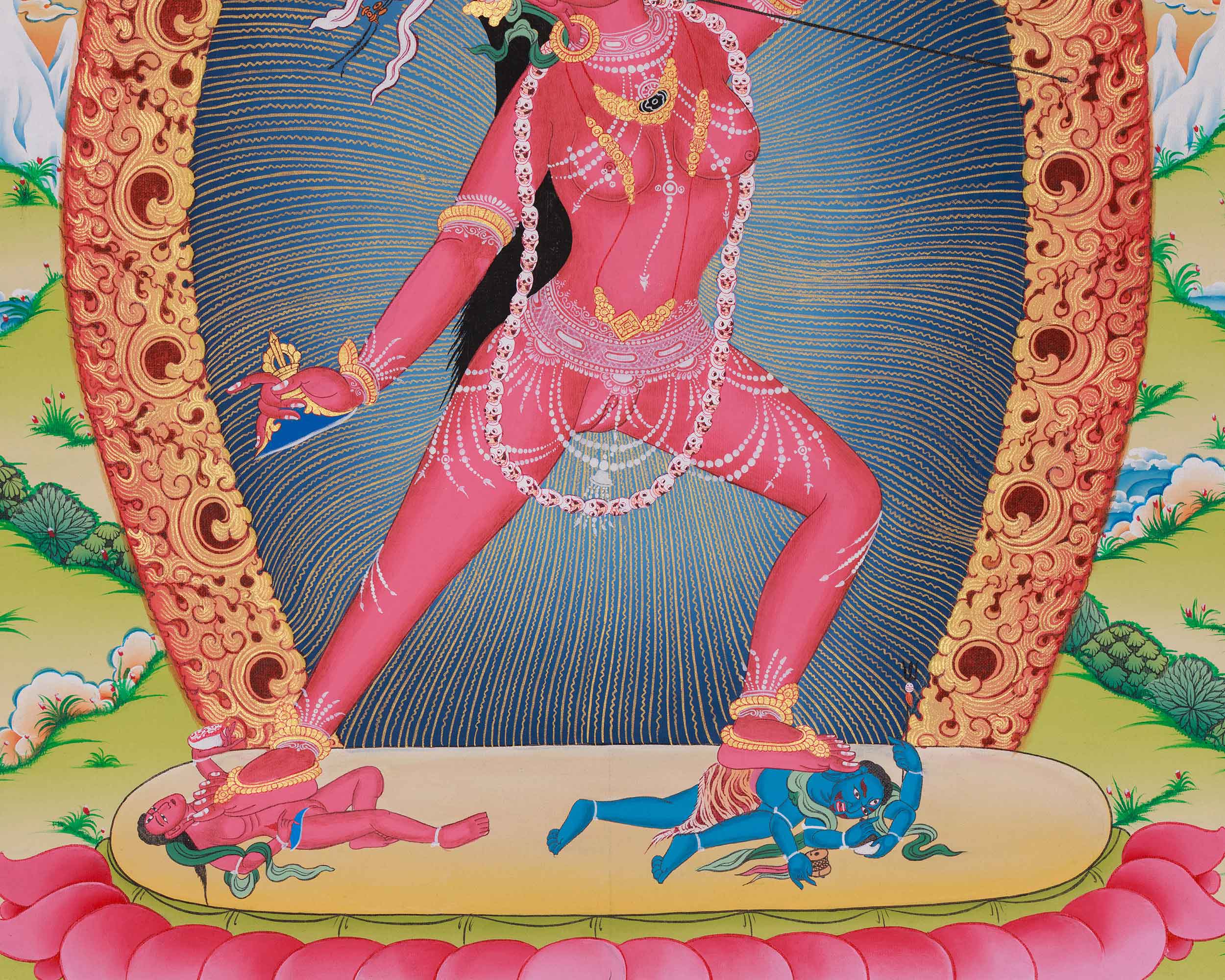 Tantric Vajrayogini Painting | Fierce Goddess of Liberation and Wisdom