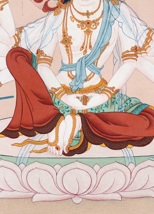 Candrakanti Tara  | 21 Tara of Surya Gupta Thangka