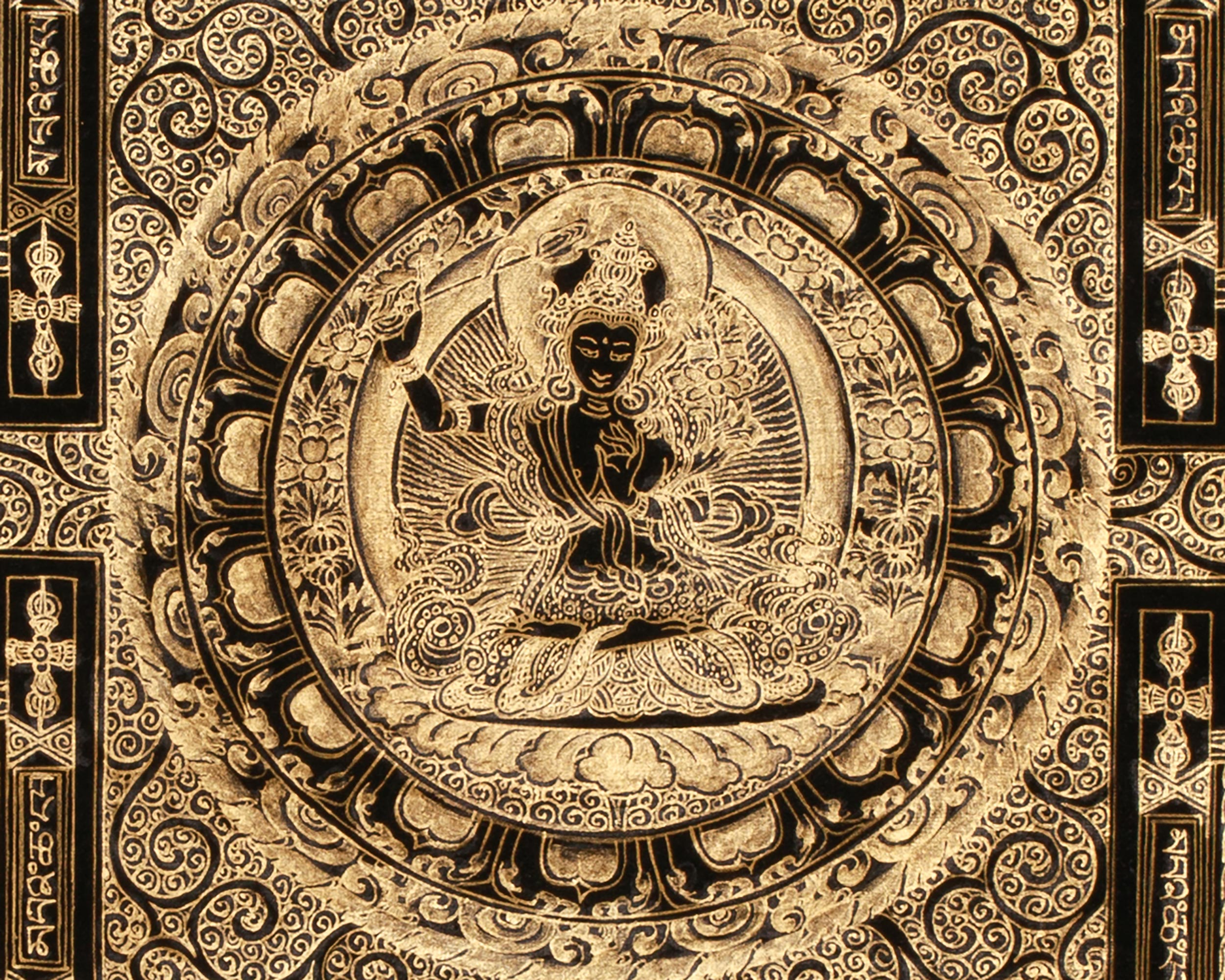 Manjushri Mandala Thangka | Unfolding the Path to Enlightenment