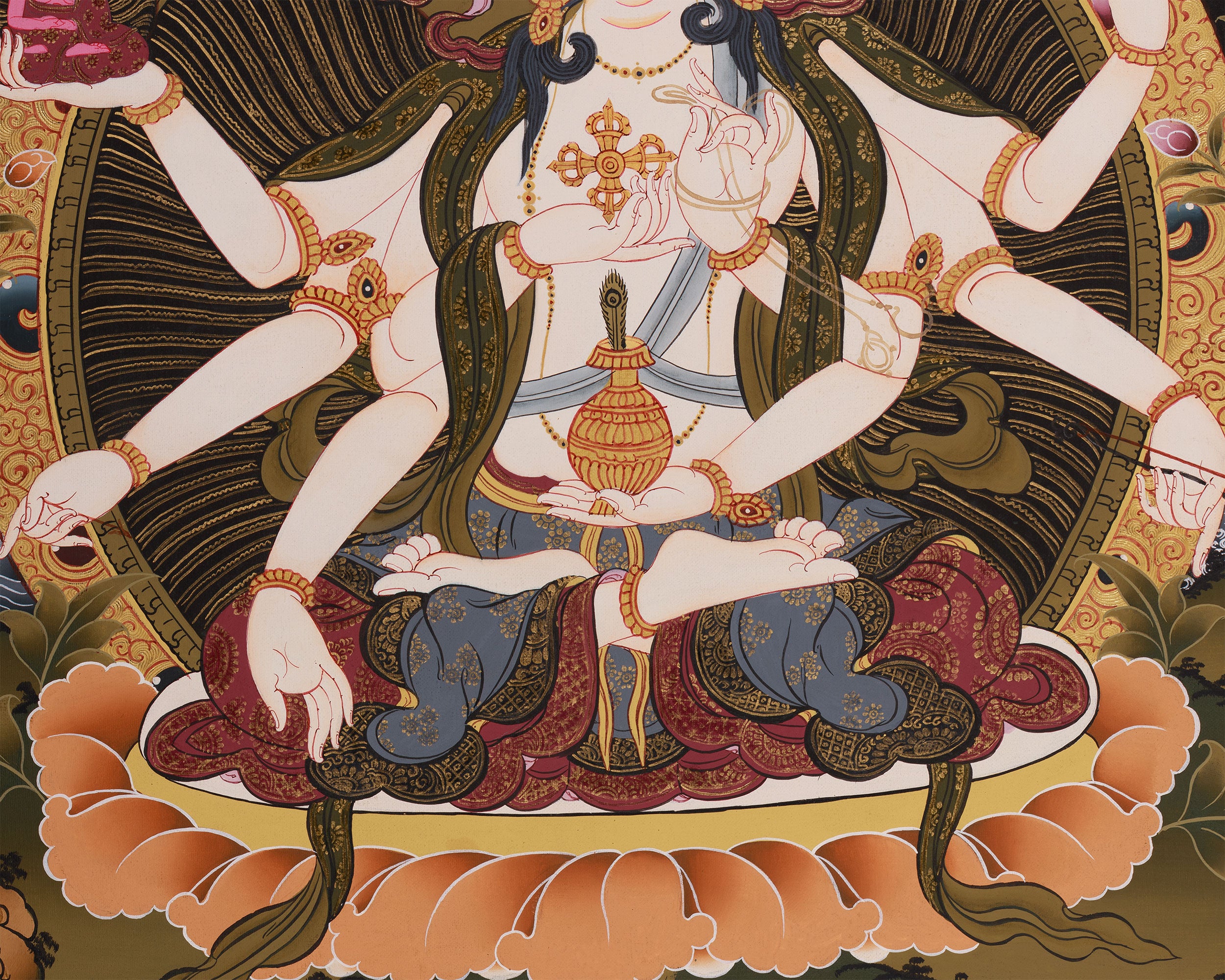Namgyalma, The Long-Life Goddess Thangka | Ushnisha Vijaya Art
