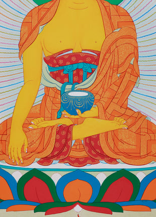 The Majestic Embodiment of Enlightenment | Shakyamuni Buddha Artwork