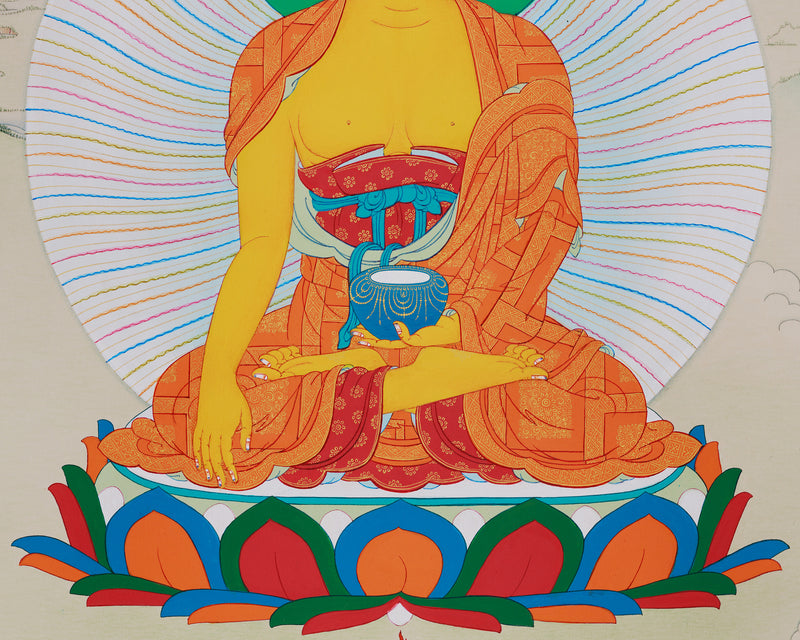 The Majestic Embodiment of Enlightenment | Shakyamuni Buddha Artwork