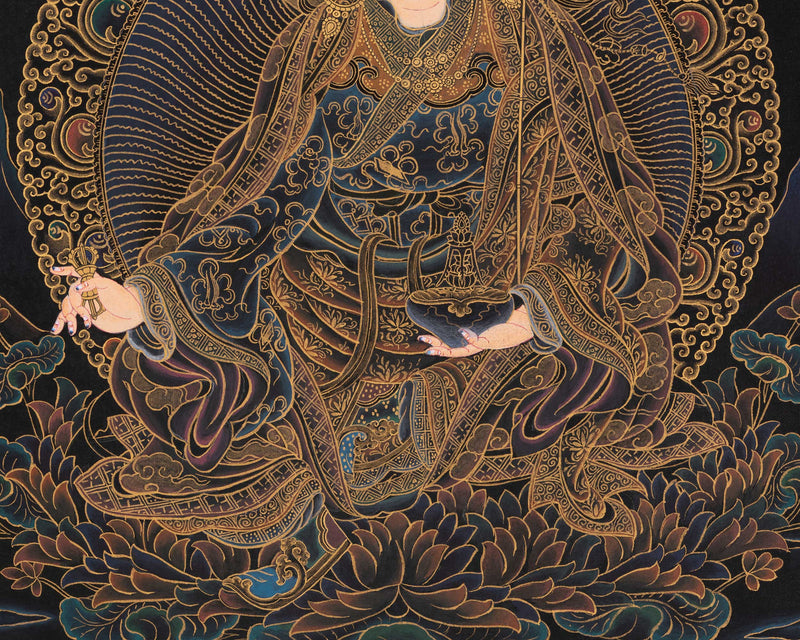 Guru Rinpoche Gold Thangka